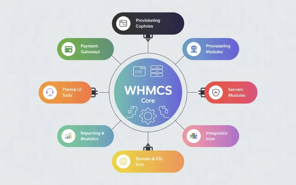 Custom WHMCS Modules 3 Types of custom WHMCS modules we build